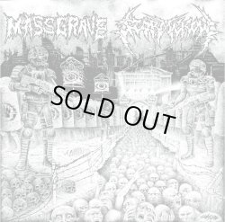 画像1: MASS GRAVE, STORMCROW / split (LP) Agipunk