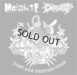 画像1: MEINHOF, DISGUST / LUST FOR DESTRUCTION split (cd) MCR company