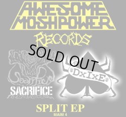 画像1: SACRIFICE, DxIxE / Split (7ep) Awesome mosh power