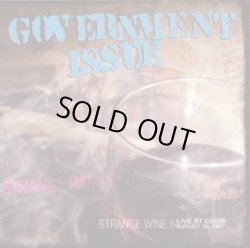 画像1: GOVERNMENT ISSUE / Strange Wine : Live At CBGB August 30 1987 (cd)