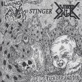 OUTBREAK RIOT, LURKING FEAR, STINGER / Fuck off and die 3way split (7ep) Banzae