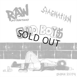 画像1: SAD BOYS, RAW DISTRACTIONS, STAGNATION / Land of the crying sun -3way comp- (7ep) Hardcore survives