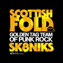 画像2: SCOTTISH FOLD, SK8NIKS / split -Golden tag team of punk rock- (7ep) 