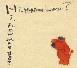 画像1: Hi,how are you? / Hi,ppopotamus how are you? (cd) Rose