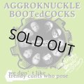 AGGROKNUCKLE, BOOTed COCKS / split -We don't like trendy cunts who pose- (cd) Yellowside 
