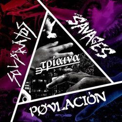 画像1: THE SAVAGES, SOLPAATOS, POVLACION / 3way split -τρίαινα (trident)- (7ep) Hardcore survives 