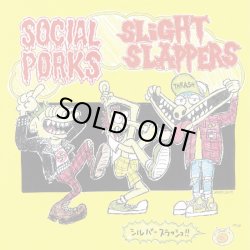 画像1: SOCIAL PORKS x SLIGHT SLAPPERS / split (7ep) Less than TV