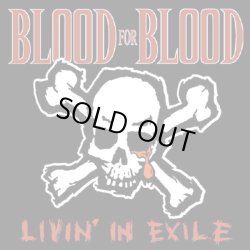 画像1: BLOOD FOR BLOOD / Livin' in exile (10") Victory 