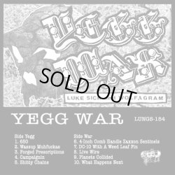 画像1: LUKE SICK and WOLFAGRAM / Yegg war (tape) Iron lung 