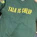 画像2: BOLD / Talk is rev green (t-shirt)  (2)