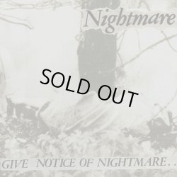 画像1: Nightmare / Give notice of nightmare (Lp) Farewell 