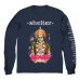 画像1: SHELTER / Message navy (long sleeve shirt) End hits (1)