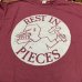 画像1:   REST IN PIECES / Hammer burgundy (t-shirt)    (1)