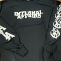  INTERNAL AFFAIRS / Discography black (long sleeve t-shirt) Safe inside