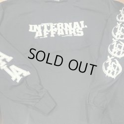 画像1:  INTERNAL AFFAIRS / Discography black (long sleeve t-shirt) Safe inside