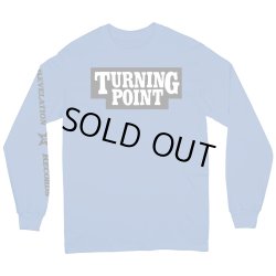 画像1: TURNING POINT / Block letters blue (long sleeve shirt) Revelation