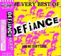 DEFIANCE / The very best of and we don't care (cd) Black konflik