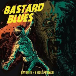 画像1:   ■予約商品■ BAYONETS, B SIDE APPROACH / split -Bastard blues- (7ep) Back yard 