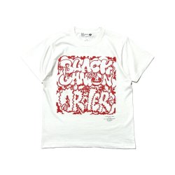 画像1: BLACK GANION, ORdER / Split white (t-shirt)  