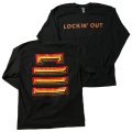 LOCKIN' OUT / Block lock black (long sleeve shirt) Lockin' out  