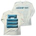画像1: LOCKIN' OUT / Block lock white (long sleeve shirt) Lockin' out   (1)