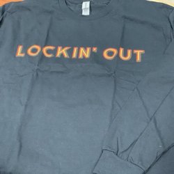画像2: LOCKIN' OUT / Block lock black (long sleeve shirt) Lockin' out  