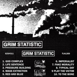 画像1: GRIM STATISTIC / Demo (tape) 625 Thrashcore/To live a lie  