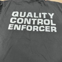 画像4:   QCHQ / Quality control enforcer (t-shirt) Quality control hq