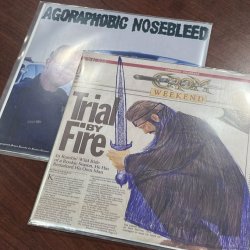画像1: AGORAPHOBIC NOSEBLEED, CROM / Split (7ep) Rsr  