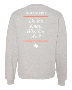 画像3:  TEXAS IS THE REASON / Logo -heather grey- (crew sweatshirt) Revelation   