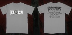 画像1: 100 DEMONS / Demons dollar Grey (t-shirt) A389