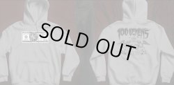 画像1: 100 DEMONS / Demons dollar Grey (hoodie) A389 
