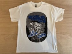 画像1: ■予約商品■ LIP CREAM & OUTO / Bloody summer tour '89 white x blue (t-shirt) 