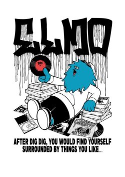画像3:   ■予約商品■ ELMO x record shop DIGDIG grey (t-shirt) 