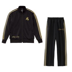 画像1: ■予約商品■ LIP CREAM / Trucker jersey set up black/gold Heart of gold 