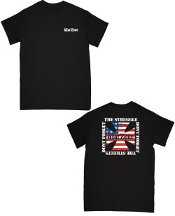 画像1: WARZONE / Don't forget the struggle, don't forget the streets black (t-shirt) Revelation