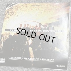 画像1: CALUSARI, MENACE OF ASSASSINZ / Split -Familiarity breeds contempt- (7ep) Juke boxxx