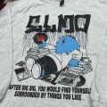 ELMO x record shop DIGDIG ash gray (long sleeve shirt) 