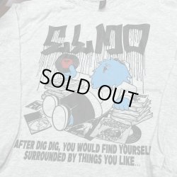 画像1: ELMO x record shop DIGDIG ash gray (long sleeve shirt) 