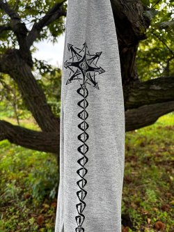 画像3: ■予約商品■ BLACK GANION / Iron mandara gray (long sleeve shirt)