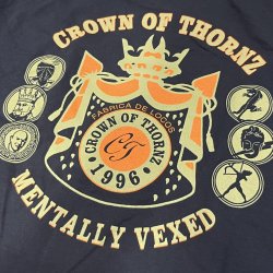 画像2: CROWN OF THORNZ / Mentally vexed (t-shirt) 