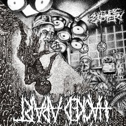 画像1:   HACKED APART, SULFURIC CAUTERY / Split (7ep) 625 thrashcore/Malokul 