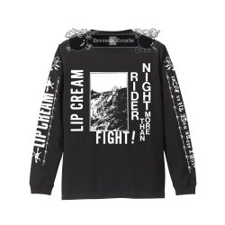 画像1: ■予約商品■ LIP CREAM / NIGHT RIDER MORE THAN FIGHT (long sleeve shirt)  