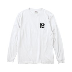 画像1: ■予約商品■ HG Fact / Logo white (long sleeve shirt) Break the records