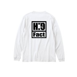画像2: ■予約商品■ HG Fact / Logo white (long sleeve shirt) Break the records
