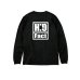 画像2: ■予約商品■ HG Fact / Logo black (long sleeve shirt) Break the records (2)