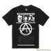 画像1: ■予約商品■ G.I.S.M. / Anarchy violence - you die,you live black (t-shirt)  (1)