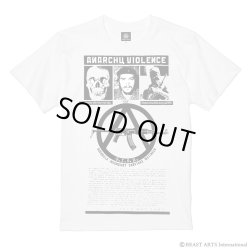 画像1: G.I.S.M. / Anarchy violence - you die,you live white (t-shirt) 