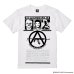 画像1: ■予約商品■ G.I.S.M. / Anarchy violence - you die,you live white (t-shirt)  (1)