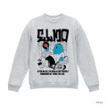 ■予約商品■ ELMO x record shop DIGDIG ash gray (crewneck sweat)  